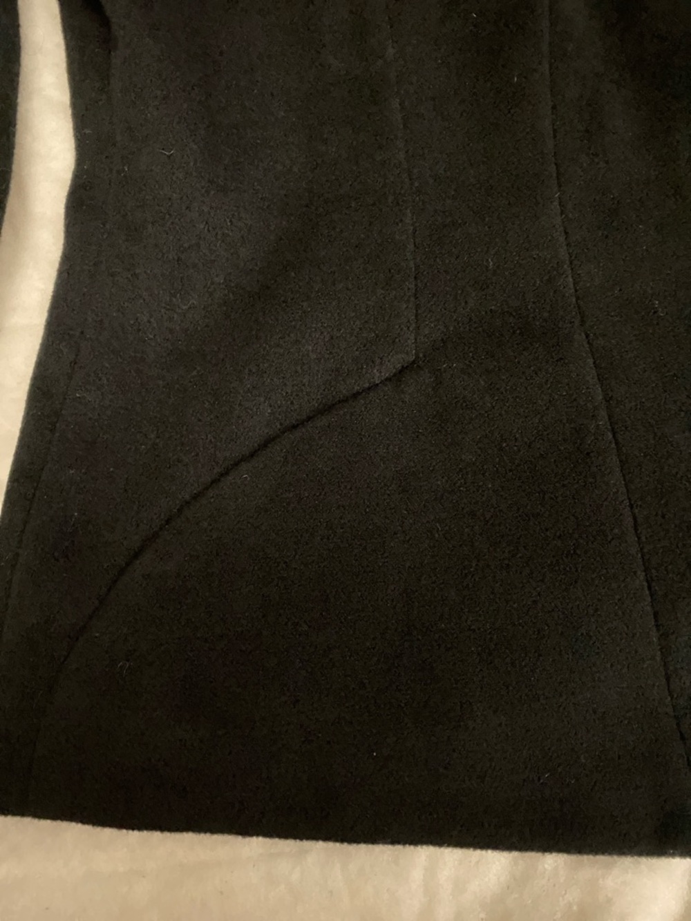 Spense Navy Ruffle Collar Blazer - Picture 6 of 9